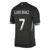 Oficiální Fotbalový Dres Liverpool Luis Diaz 7 Hostující 2024-25 pro Muži